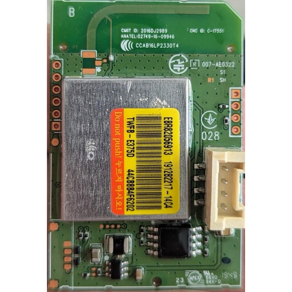 Known-working OEM LG Wi-Fi/WLAN module for Dishwasher